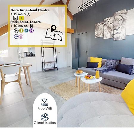 Magnifique Appartement- Proche Paris-Climatisation Argenteuil Eksteriør bilde